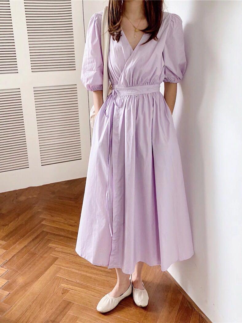lilac summer dress