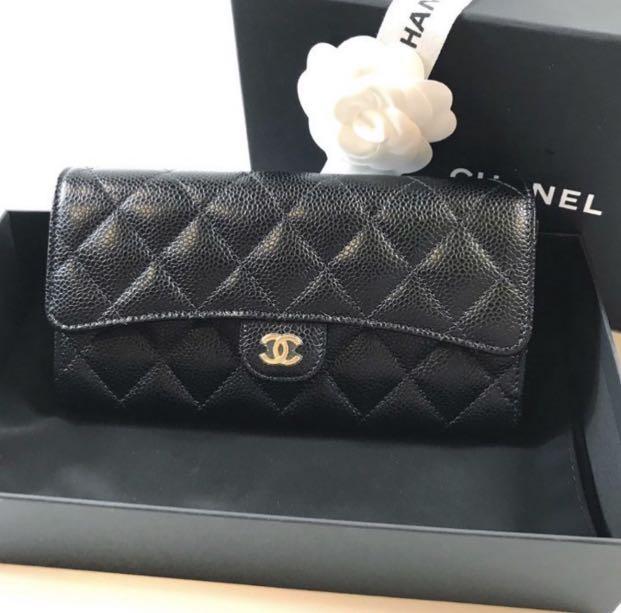 Chanel sarah long wallet online