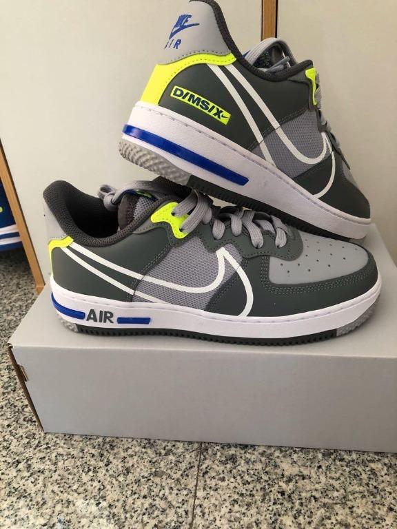 af1 react wolf grey