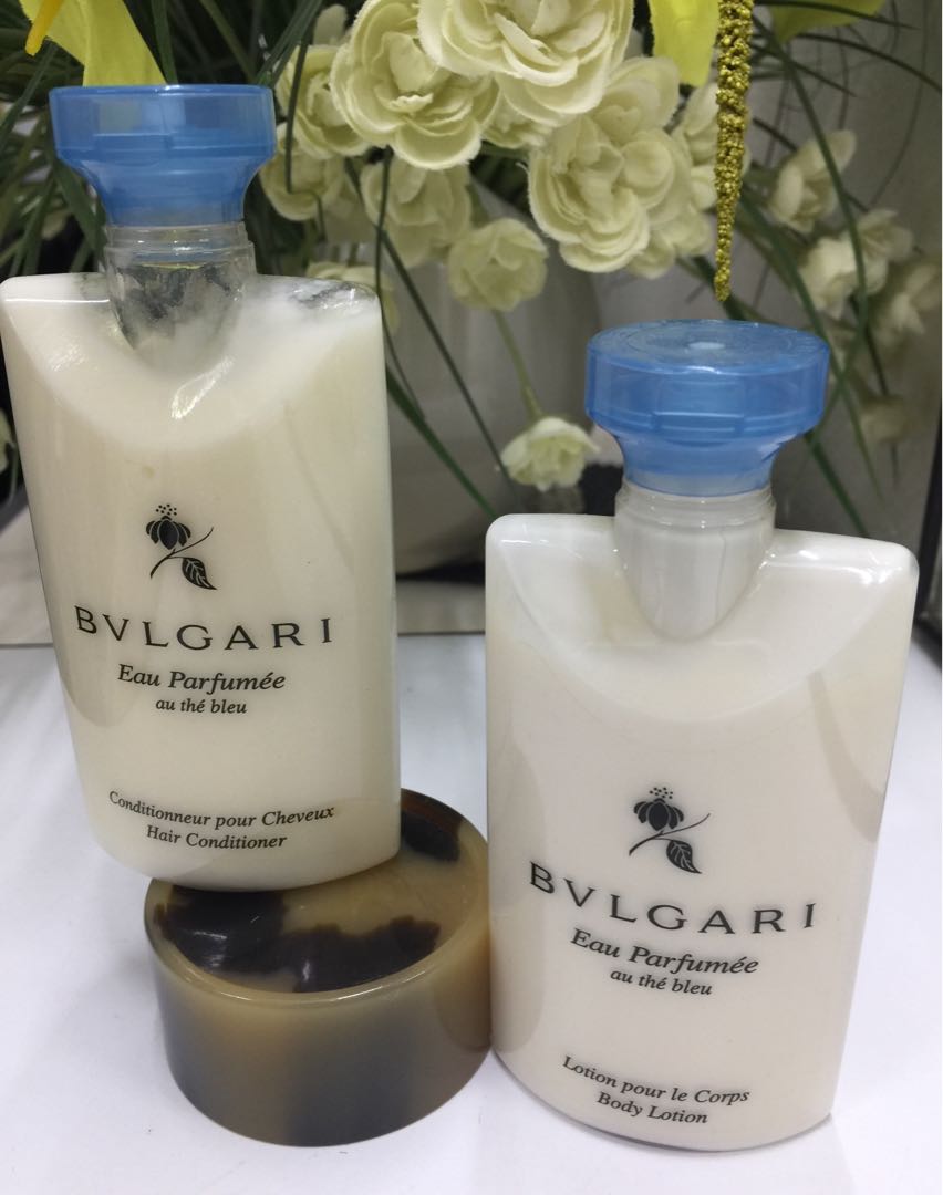 Bvlgari au the top bleu body lotion
