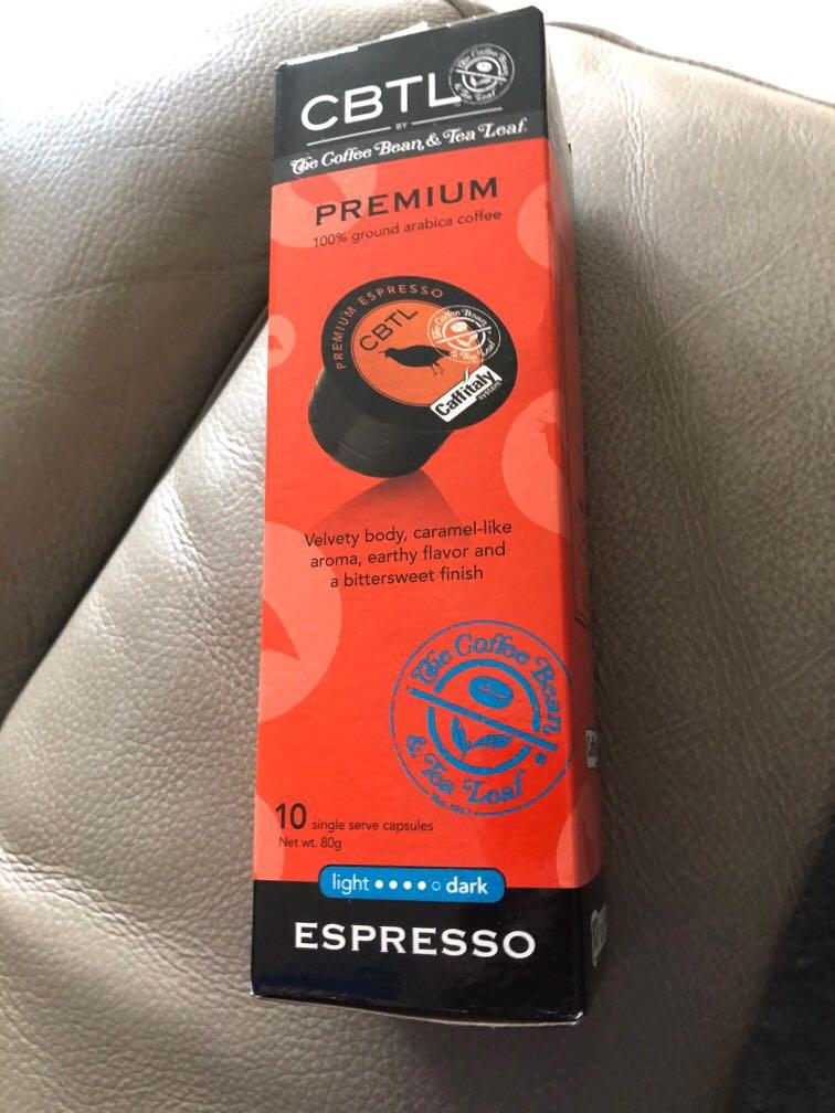 CBTL coffee bean capsule, Food \u0026 Drinks 