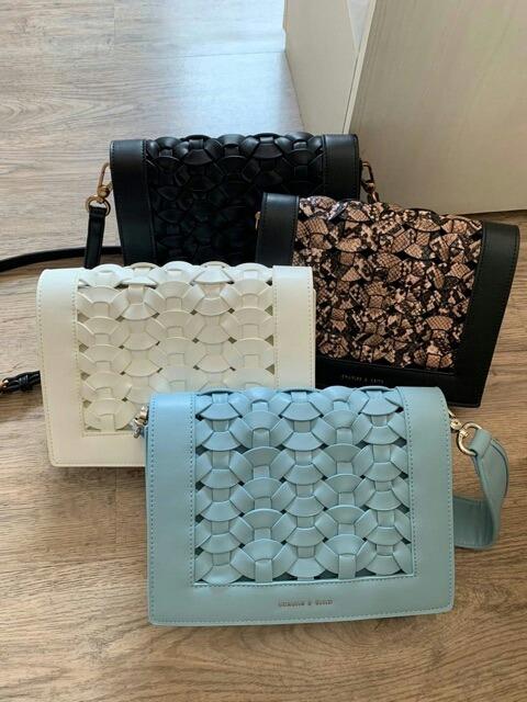 Charles and keith woven bag clearance