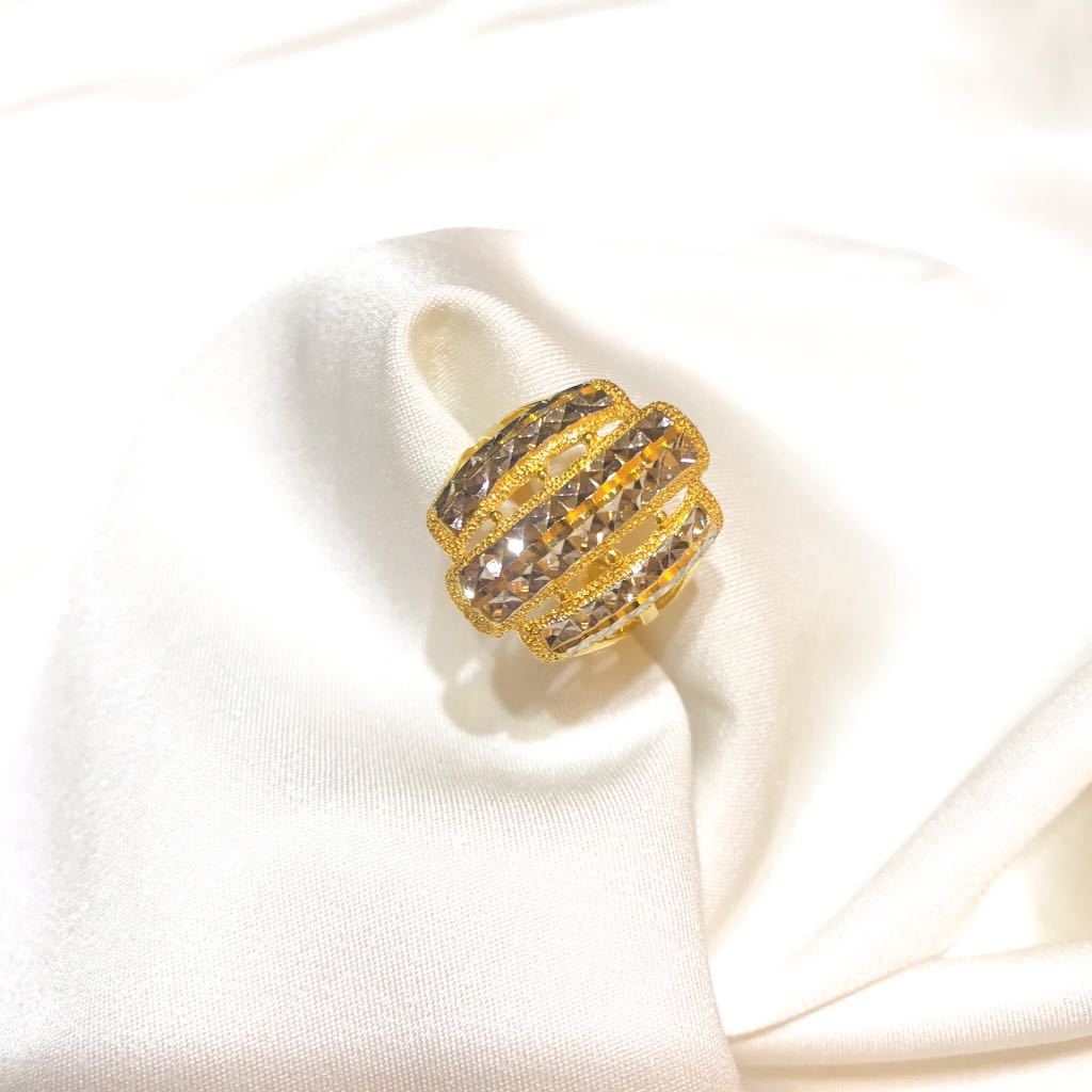 Cincin Emas 916 Gold Ring Women S Fashion Jewellery On Carousell