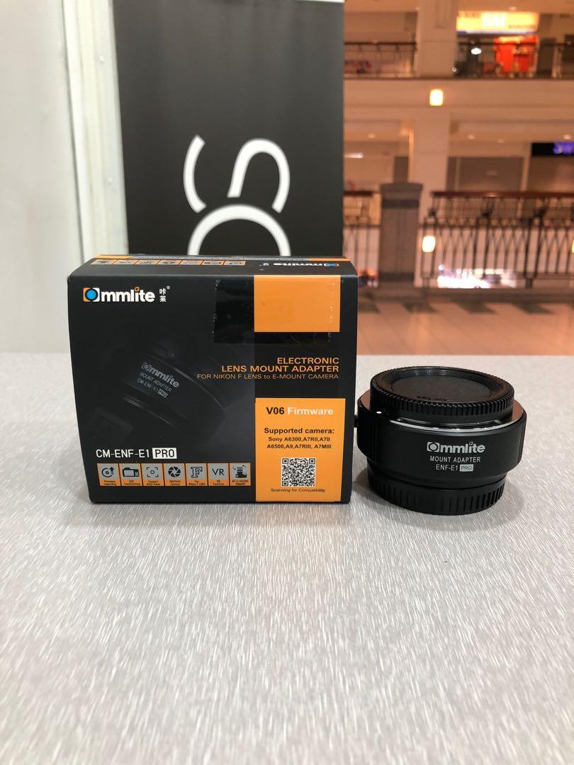 Commlite Cm Enf E1 Pro V06 Mount Adapter Nikon To E Mount Photography On Carousell Commlite Cm Enf E1 Pro V06 Mount Adapter Nikon To E Mount Photography On Carousell