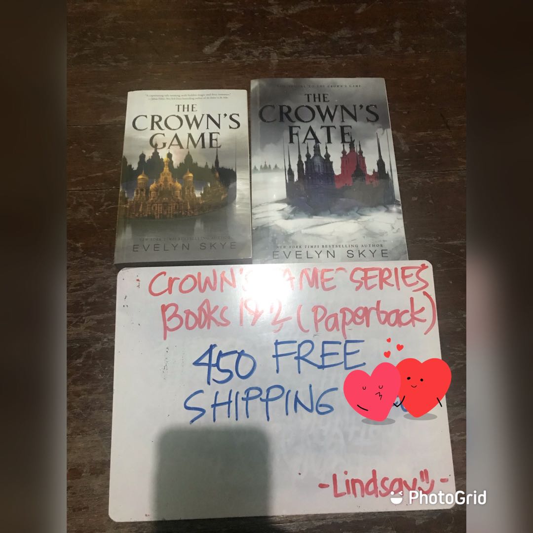 Crown S Game Series Books 1 2 Books Books On Carousell