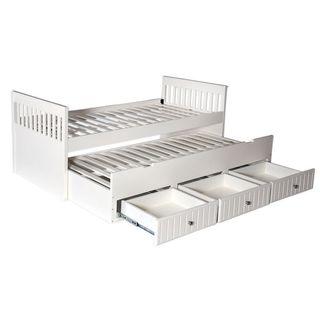 Daybed with storage, pullout bed, children's bed, toddler bed, single bed