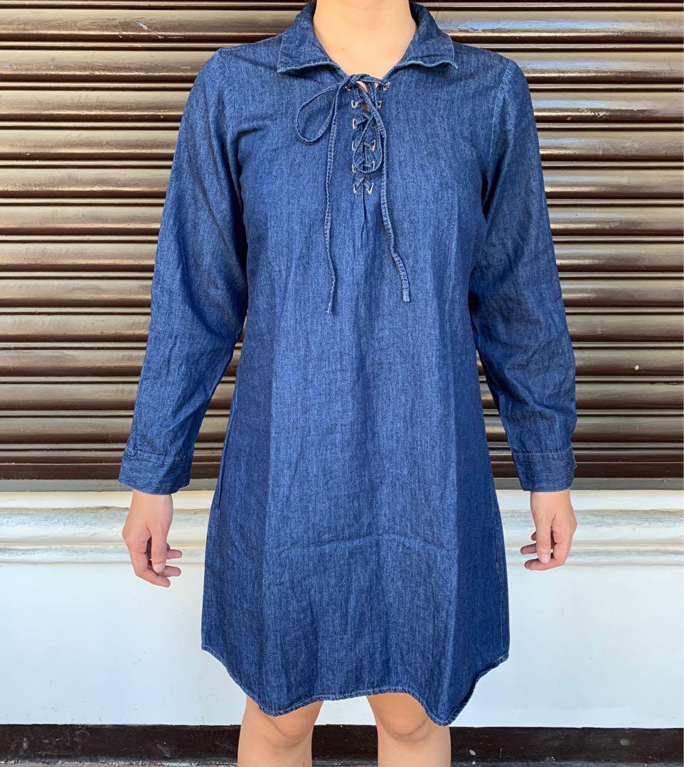 denim dresses and skirts