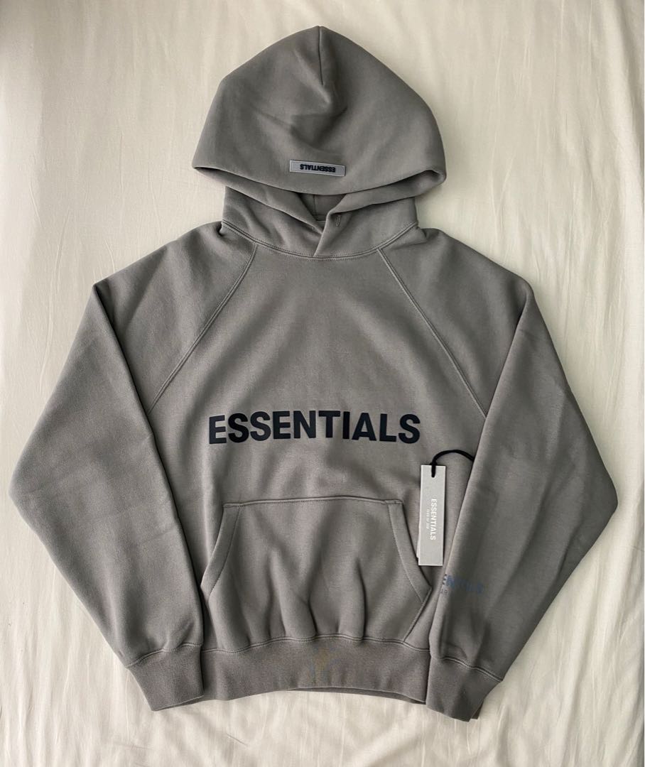 Fear of God Essentials Charcoal Hoodie SS20
