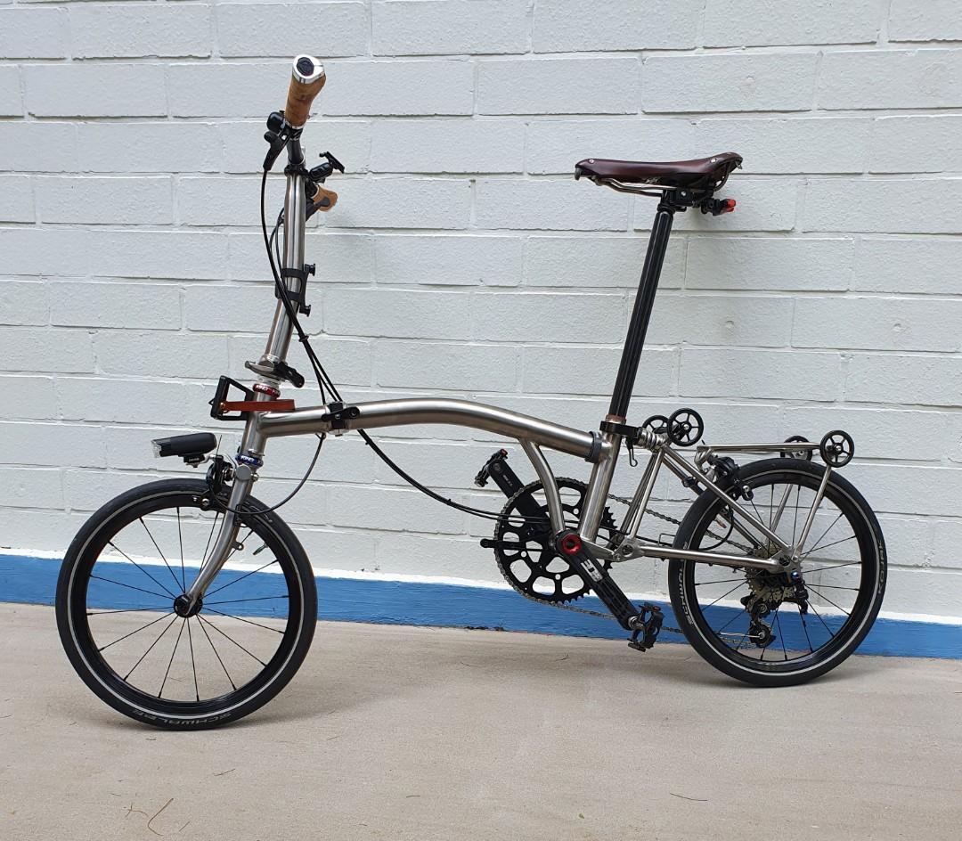 brompton titanium suspension