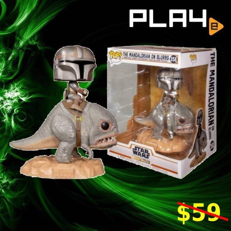 Funko Pop 358 Star Wars The Mandalorian On Blurrg 7018058 Brand New Toys Games Bricks Figurines On Carousell
