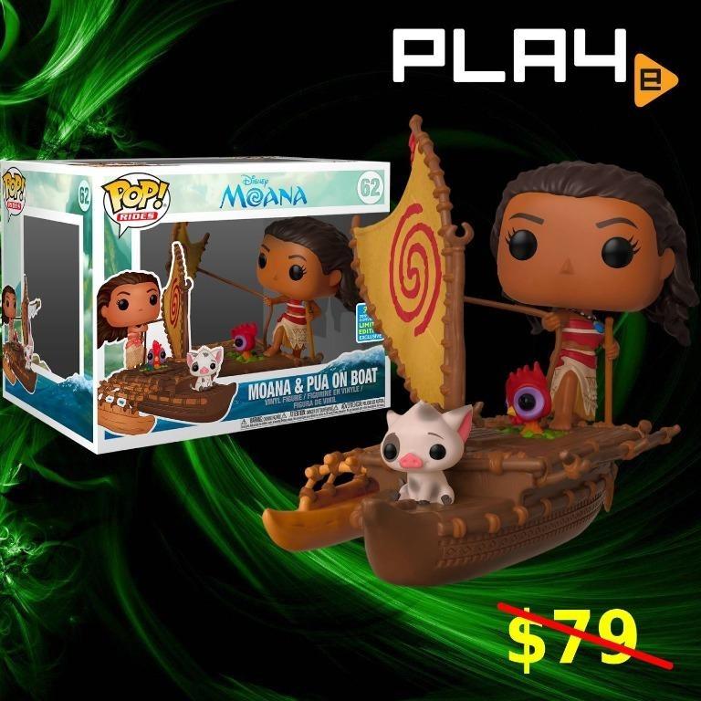 Moana and pua on boat funko new arrivals