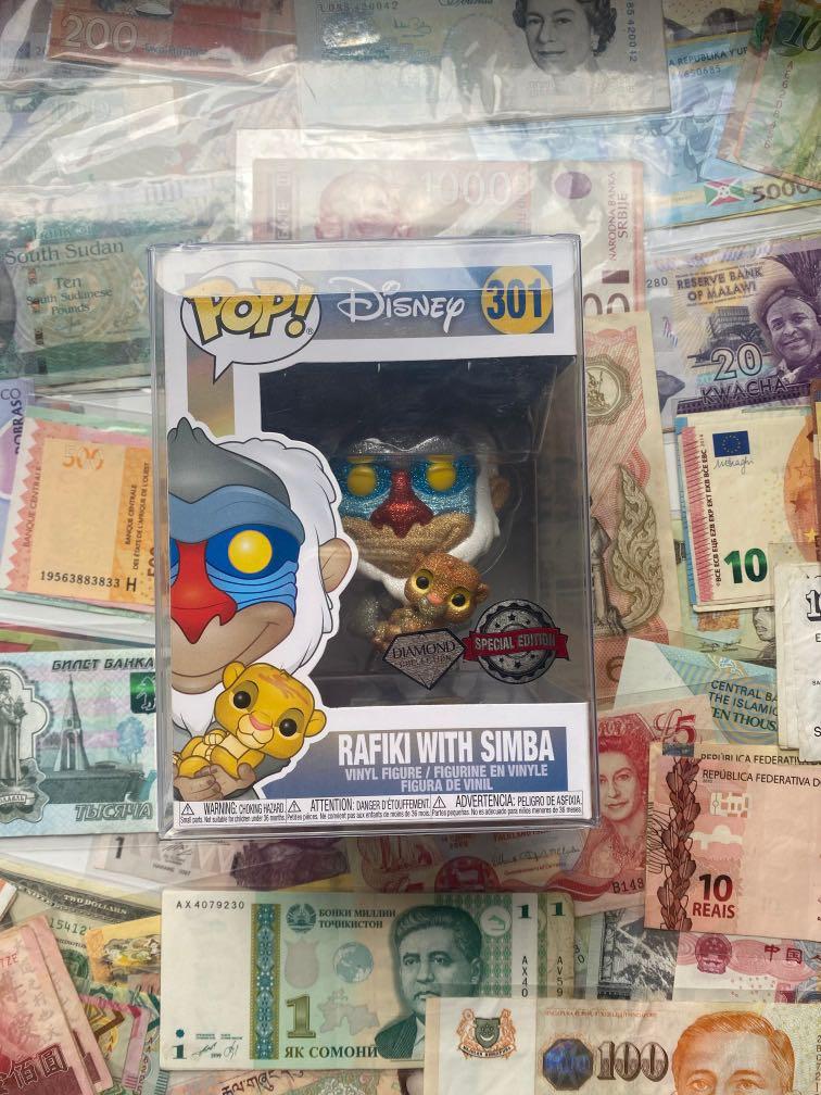 funko pop rafiki with simba