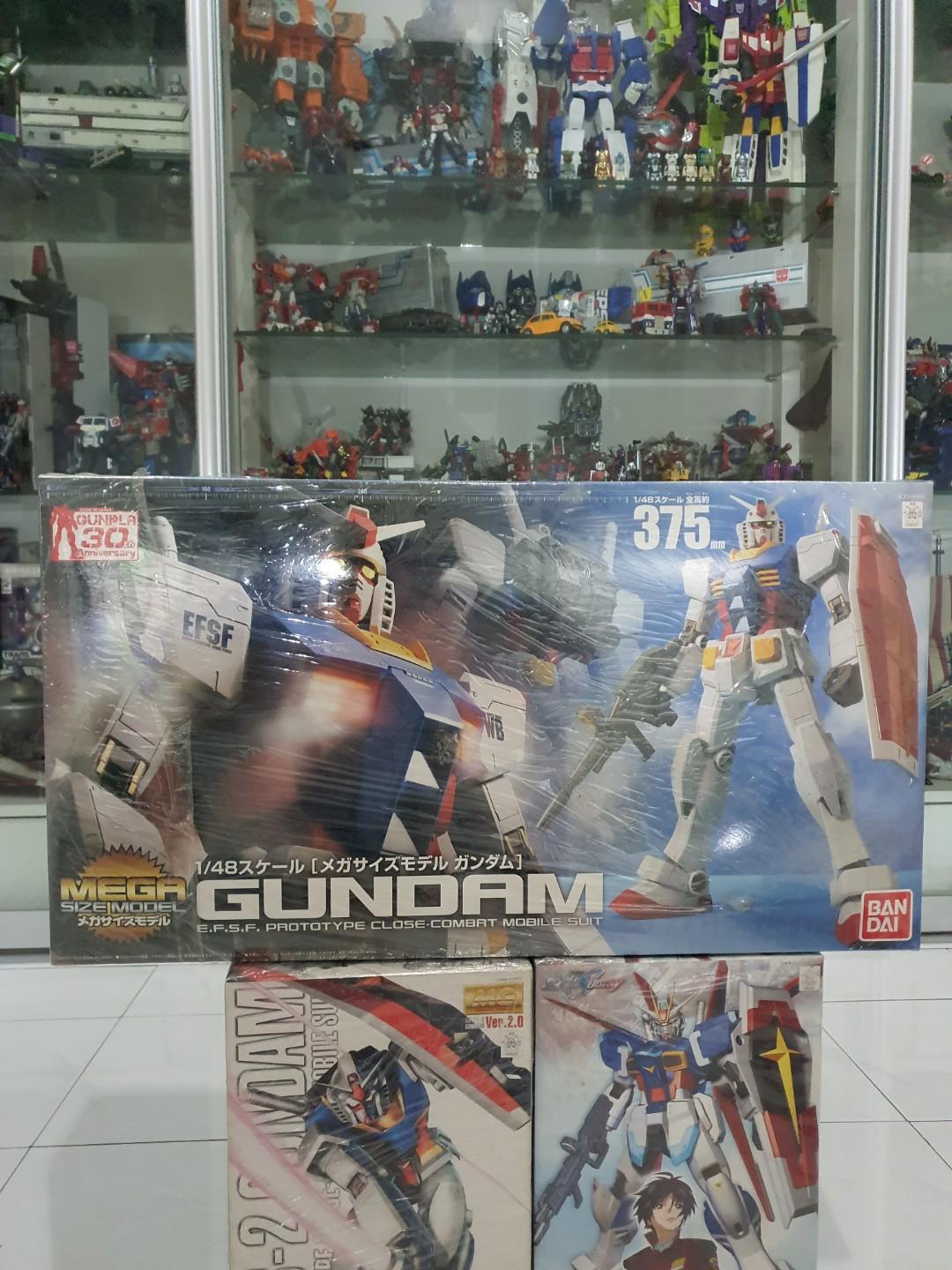 Gundam Rx 78 2 Mega Size Model 1 48 Toys Games Action Figures Collectibles On Carousell