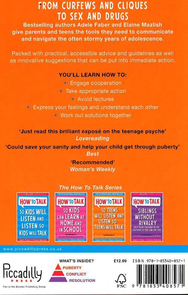 How To Talk So Teens Will Listen Listen So Teens Will Talk Books Stationery Non Fiction On Carousell