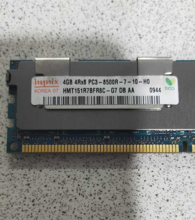 A-Tech 8GB DDR3 1066 MHz PC3-8500R ECC RDIMM 4Rx8 1.5V ECC Registered DIMM 240-Pin Server & Workstation RAM Memory Upgrade Module 