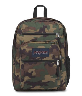 jansport big student camouflage backpack