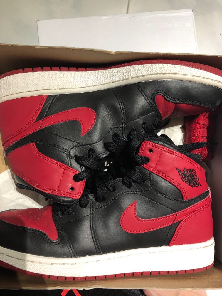 Air jordan 1 high the return bred best sale