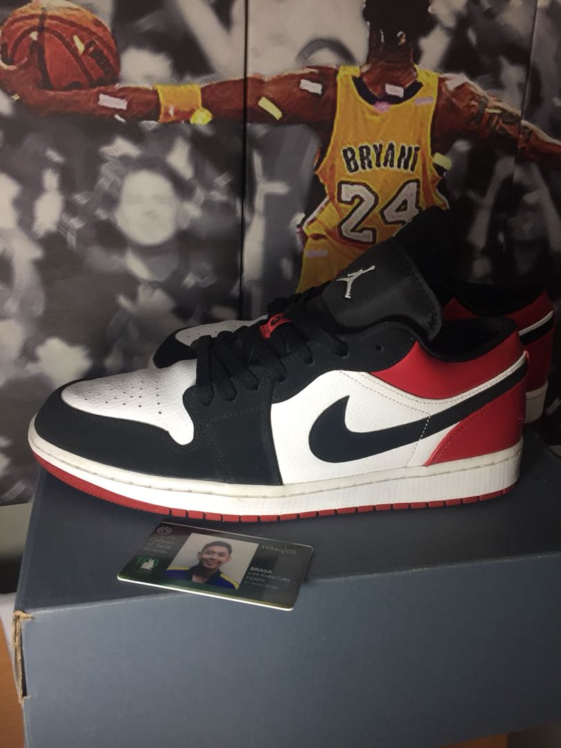 jordan 1 black toe low price philippines