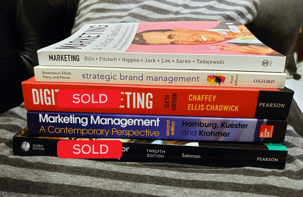 Kaplan Marketing Textbooks Essex University Brand Management Digital Marketing Consumer Behavior Critical Textbook Marketing Management Books Stationery Textbooks Tertiary On Carousell