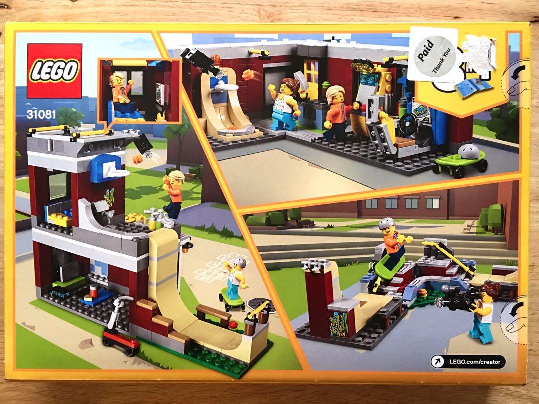 Lego 31081 creator hot sale modular skate house stores