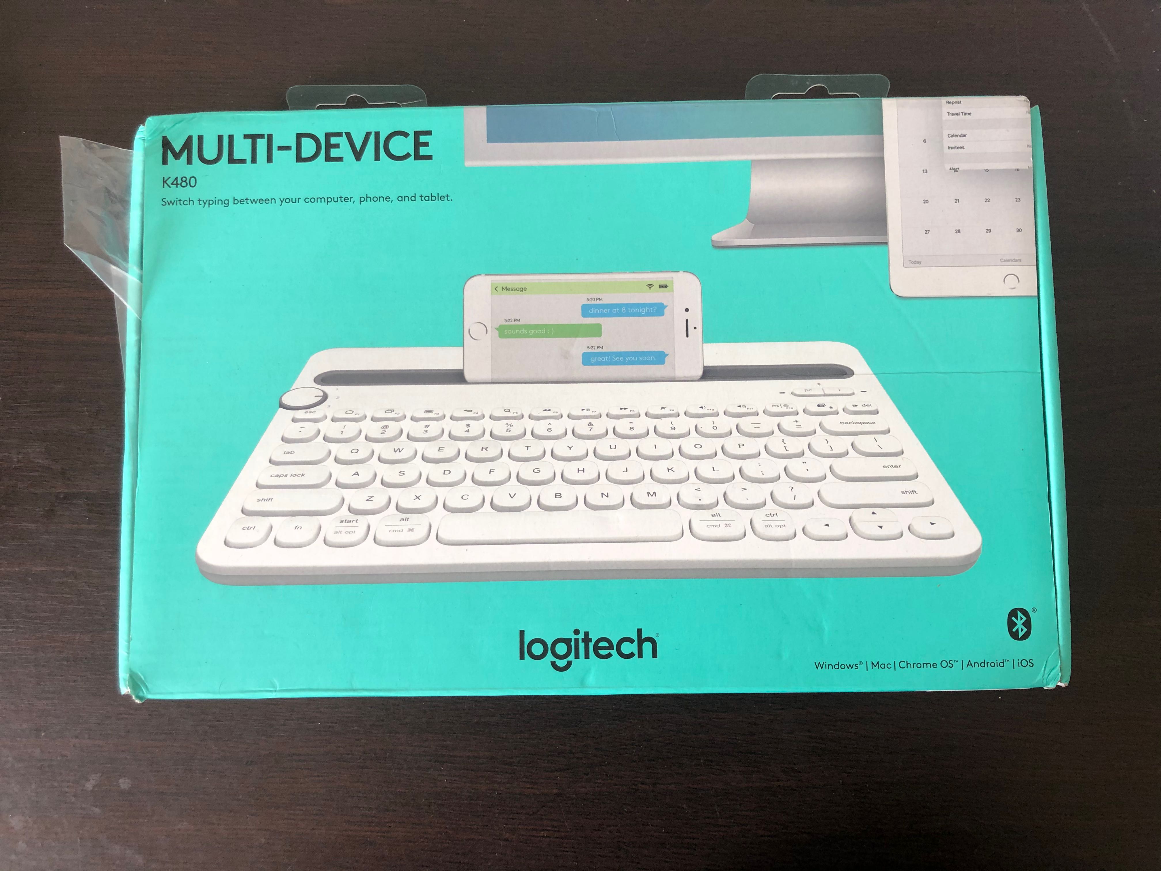 Logitech K480 Wireless Keyboard, Computers & Tech, Parts & Accessories ...