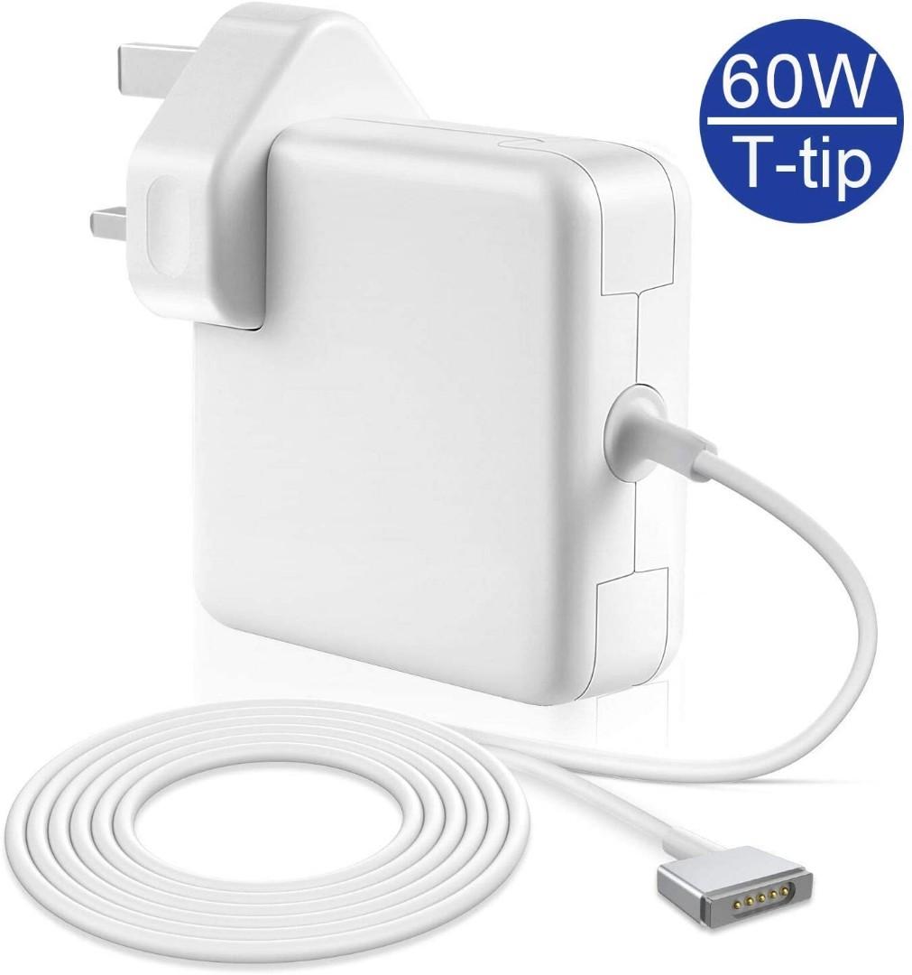 M2075 Mac Book Pro Charger 60w Mag Safe 2 Power Adapter Compatible With Macbook Pro Air 13 Inch Retina Display 2012 2015 Replacement Magnetic 2 T Shape Electronics Computer Parts Accessories On Carousell