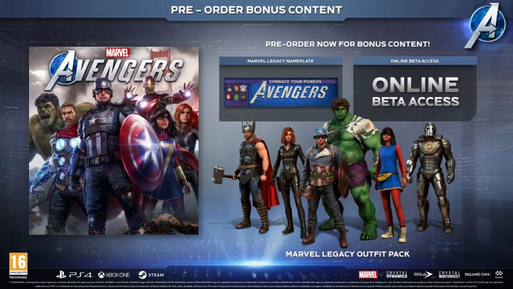 Marvel S Avengers Closed Beta Test Access Xbox Pc Unlock Bonus Items Toys Games Video Gaming Video Games On Carousell
