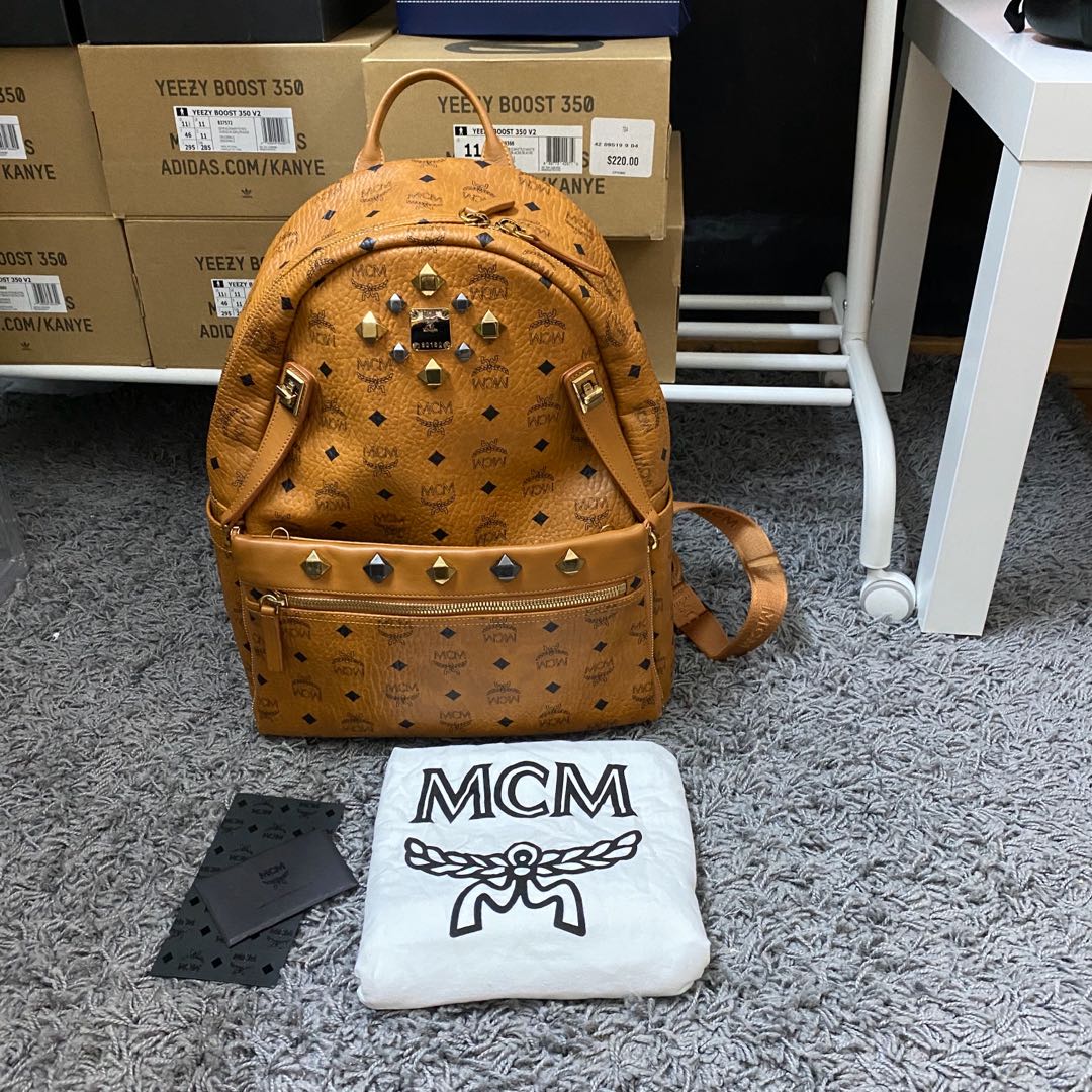 Mcm dual stark backpack medium store