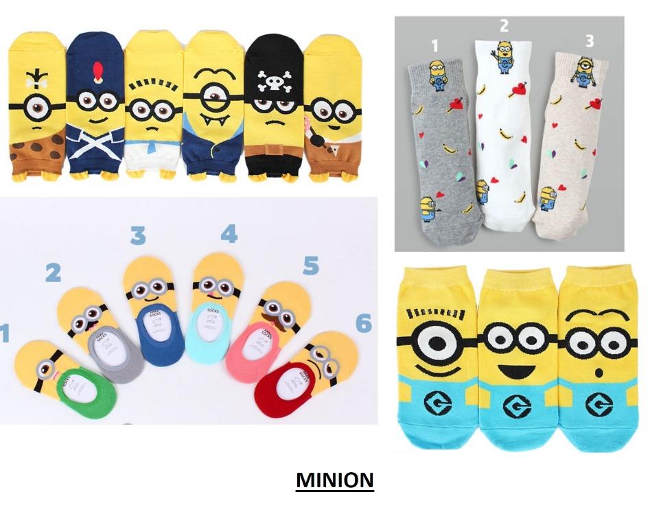 Minion Sock Women S Fashion Shoes Others On Carousell