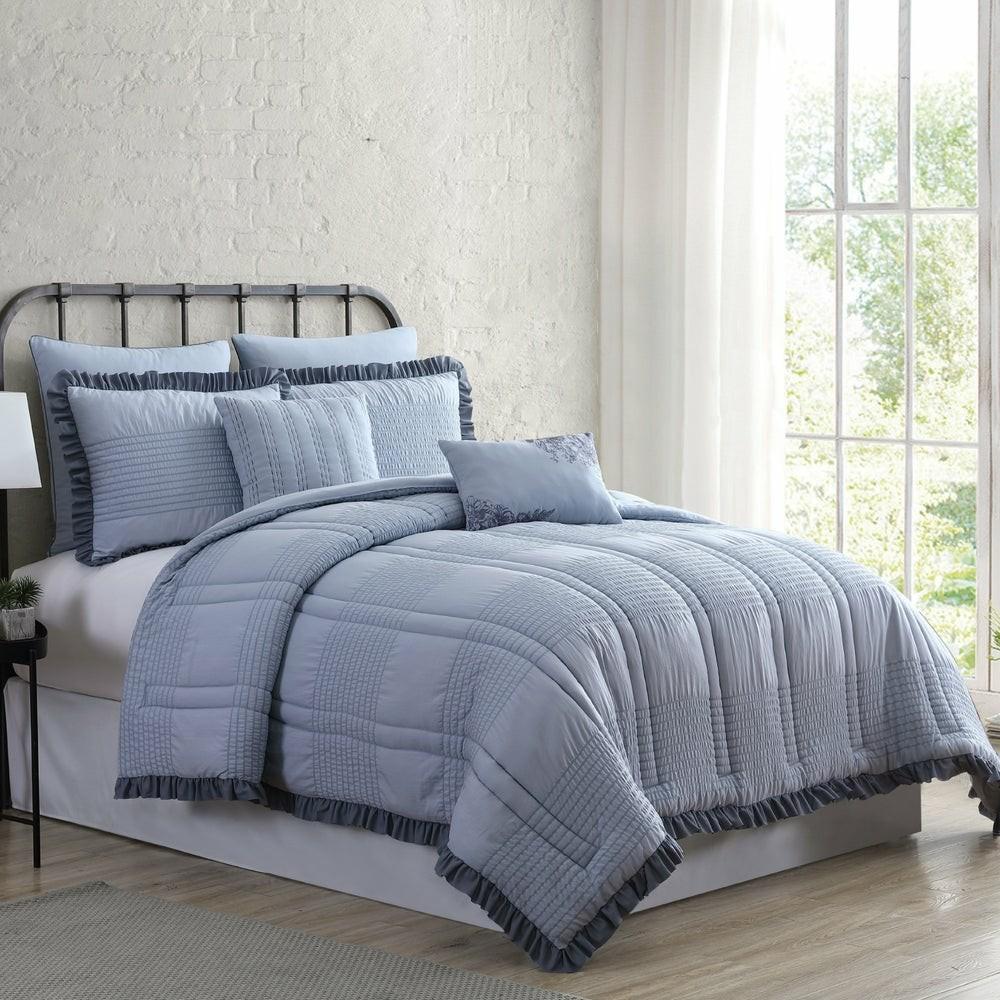 Modern Threads Camden 7 Piece Comforter Set Home Furniture Furniture Fixtures Beds Mattresses On Carousell