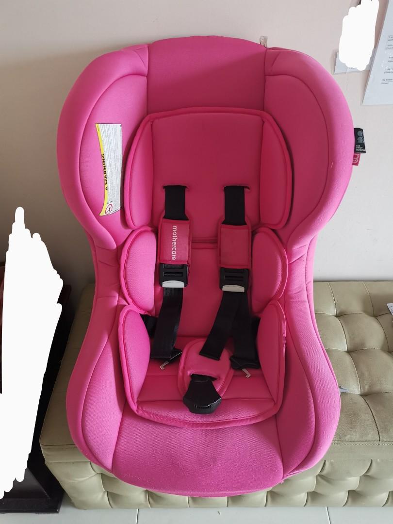 Mothercare pink shop car seat