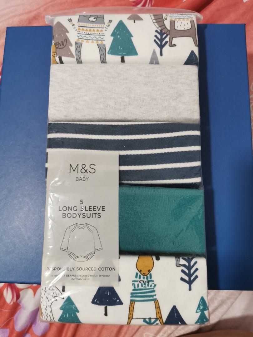 M&s long sleeve bodysuit