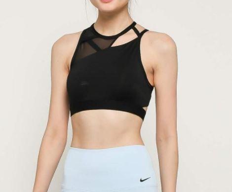 Nike Swoosh Rebel Slash Sports Bra - Women's - Clothing