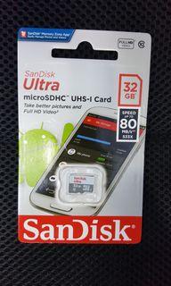 Original SanDisk Memory Card 16GB and 32GB available.  Contact us at 52938786