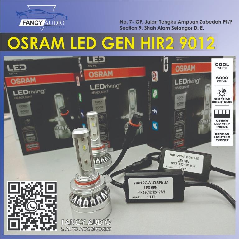 OSRAM LEDriving Headlight H4 H7 H8 HB4 H11 HIR2 9012, Auto Accessories on  Carousell