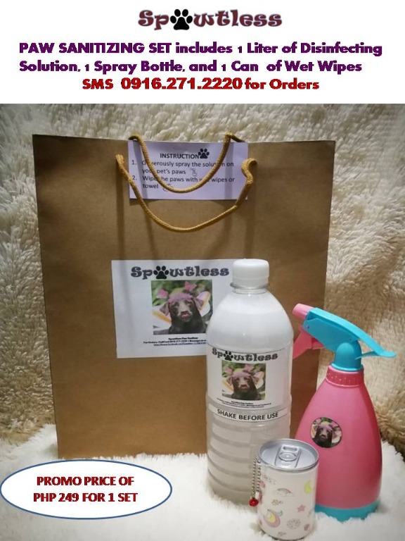 Paw Sanitizer, Pet Supplies, Health & Grooming on Carousell