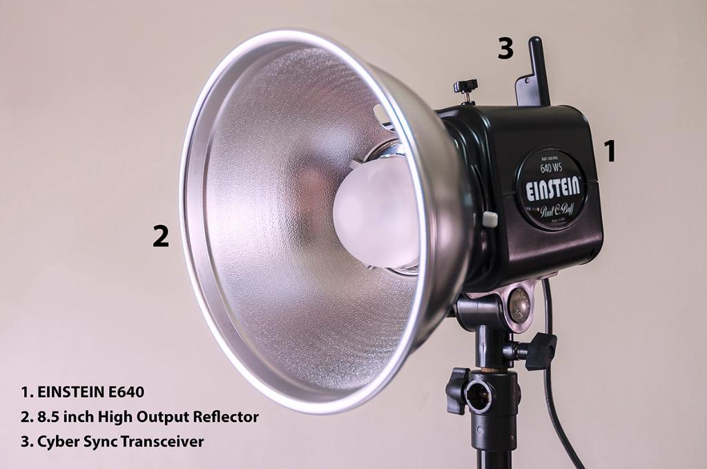 PCB EINSTEIN E640 Bundle Set (Category: Lighting & Studio Equipment) located in Singapore. Submitted by martinboon (Listing ID 1028236696, Image 1). Description: Selling this strobe as a bundle package: • EINSTEIN E640 Strobe • 8.5 inch High Output Reflector • CyberCommander • CyberSync Transceiver • Vagabond Mini Set • Vagabond Mini spare battery All respective products come with the following items: • Spare fuse for E640 strobe unit • Cables fo