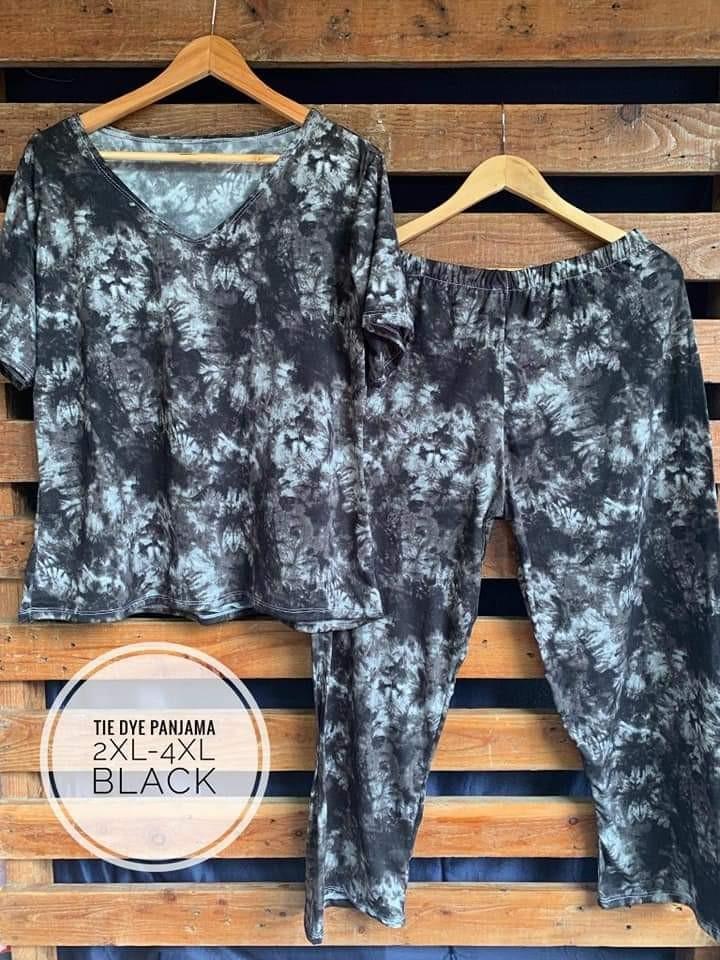 Tie dye 2025 terno pajama