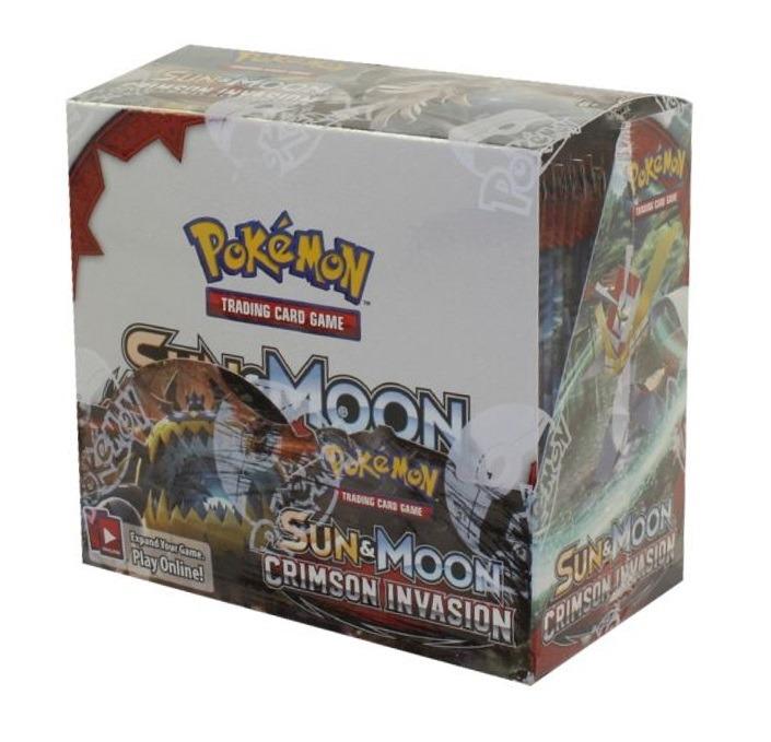 Pokemon Sun & Moon Crimson Invasion Factory Sealed Booster Box! Pokemon Sun & Moon Crimson Invasion Factory Sealed Booster Box!