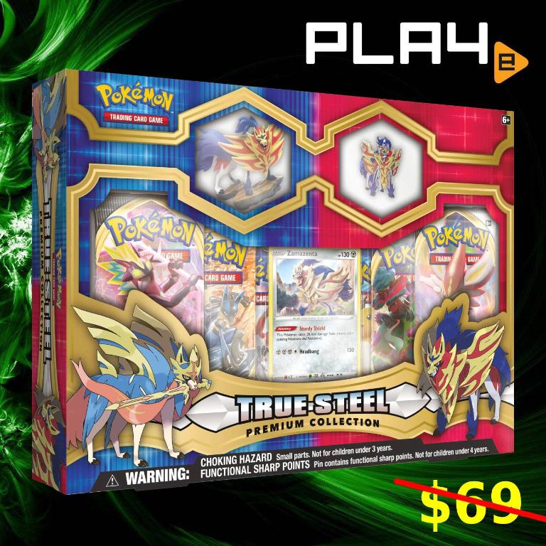 Pokemon Tcg Zamazenta Figure Premium Collection 7071186 Bn Toys Games Board Games Cards On Carousell