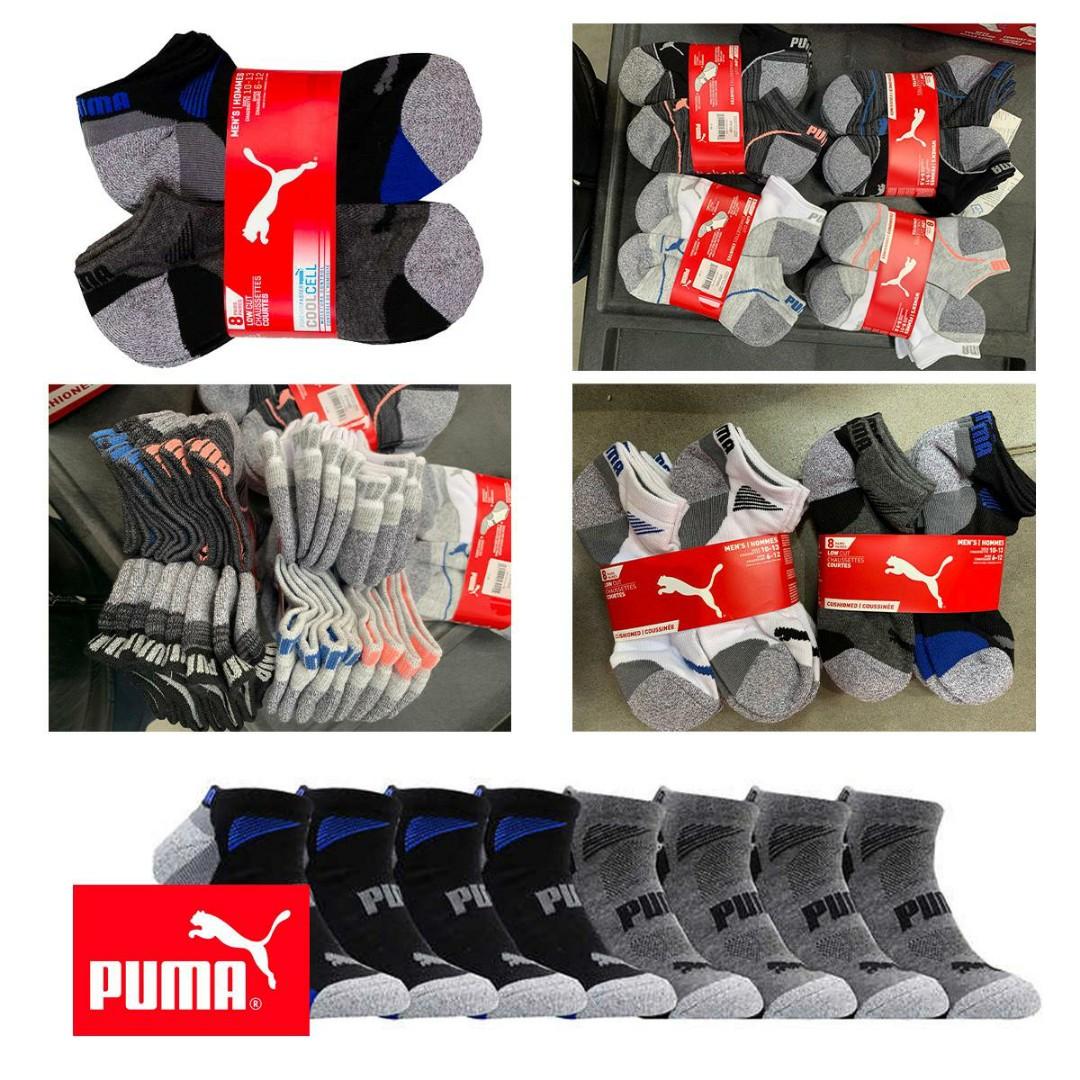 Puma 1套8對運動軟墊襪(顏色隨機), 運動產 
