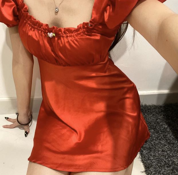Sugar thrillz satin hot sale dress