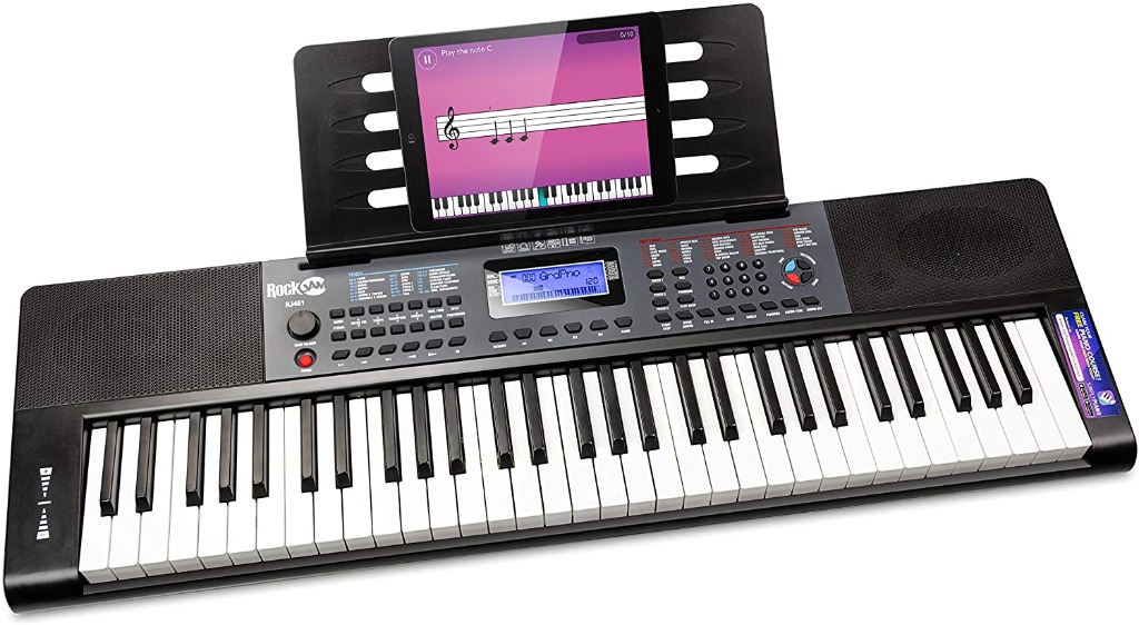 RockJam 61 Key 61-Key Portable Electric Keyboard