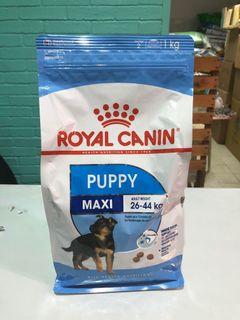 Royal Canin Maxi Puppy 1kg Pets Supplies Pet Food On Carousell
