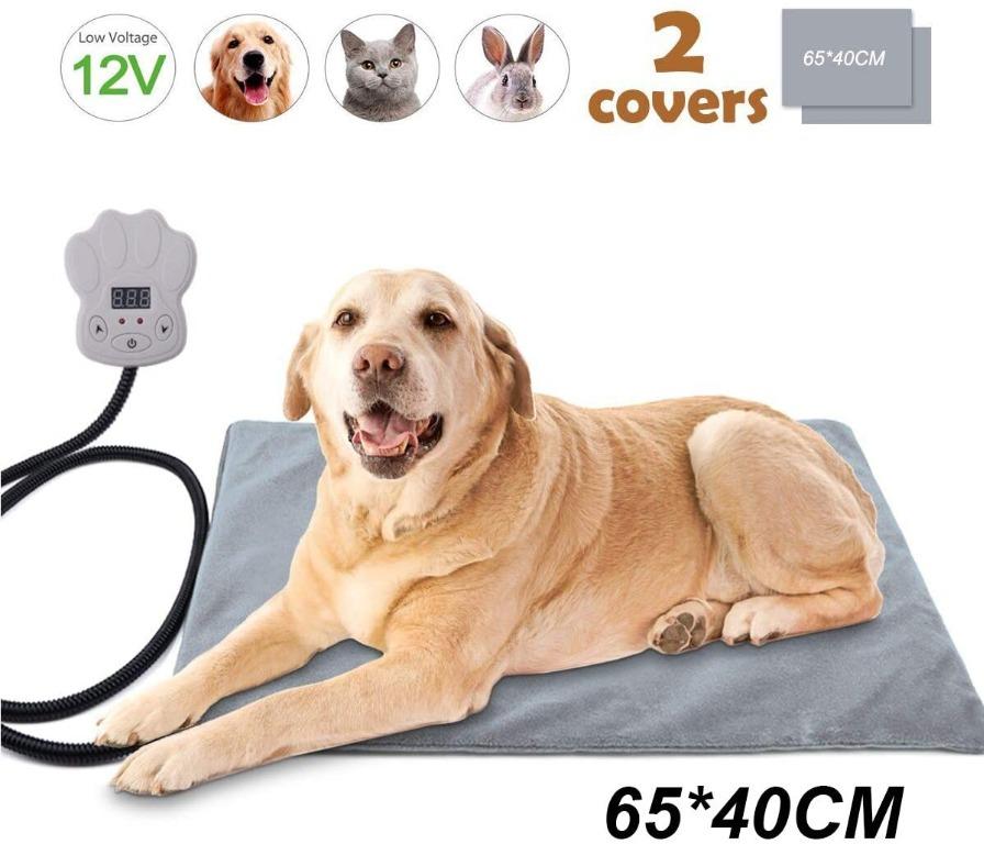 pressure activated heated pet bed