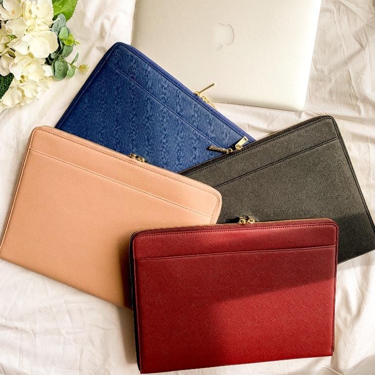 monogrammed laptop sleeve