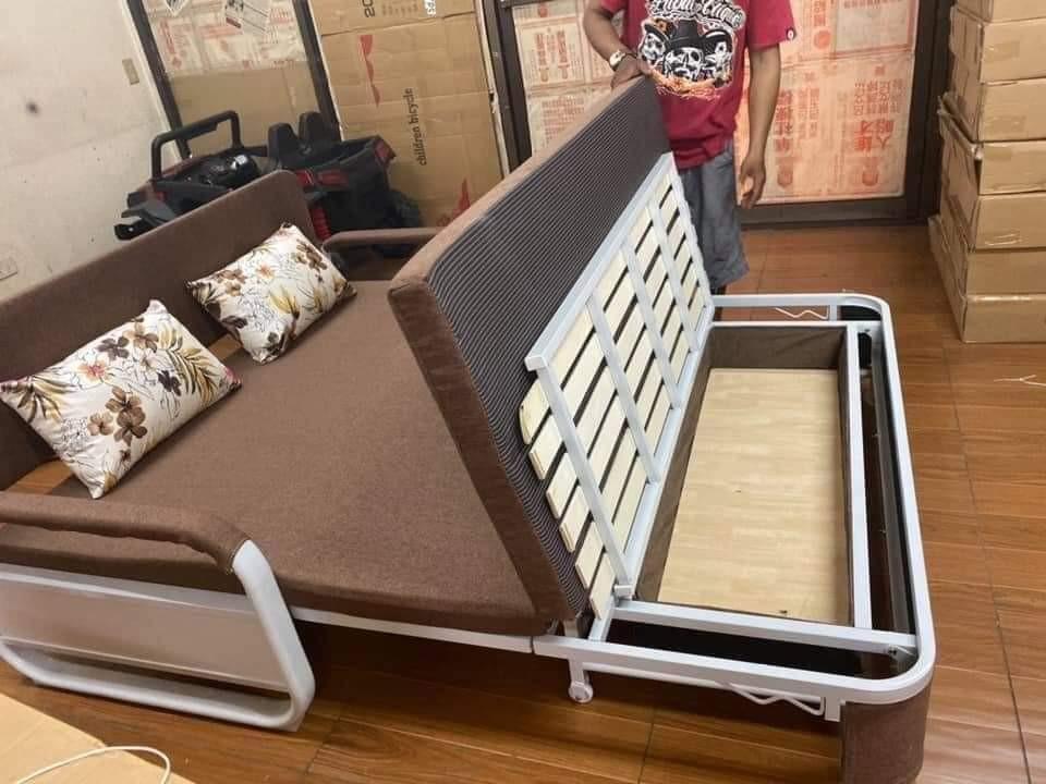Sale 190 X 100cm Sofa Bed With Storage Home Furniture Furniture Fixtures Beds Mattresses On Carousell