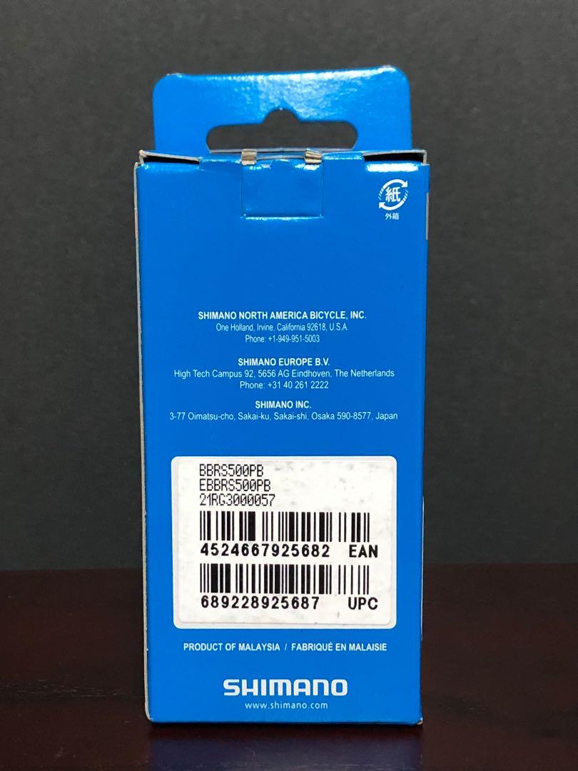 SHIMANO BBRS500PB PF86 Press Fit Bottom Bracket 壓入式中軸, 運動產品, 單車