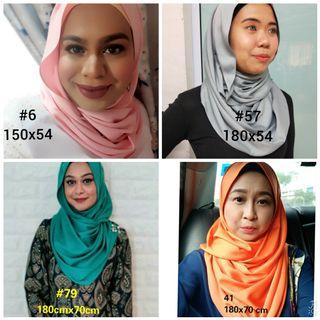 Tailor made matte satin snood/shawl 