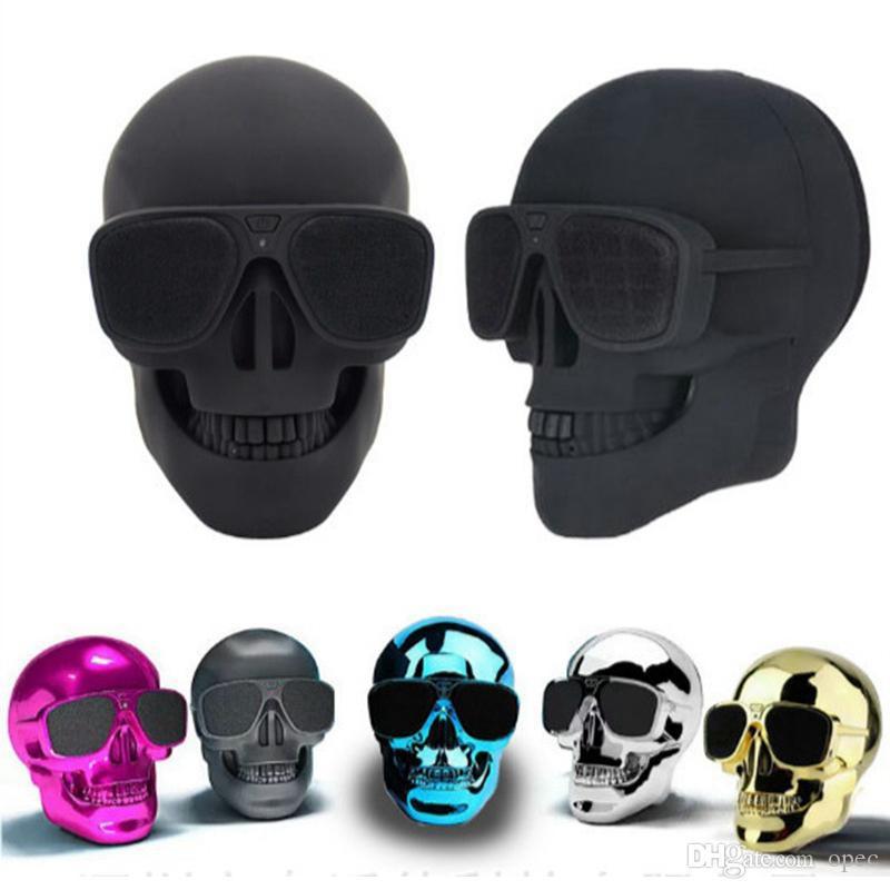 skull bluetooth speaker